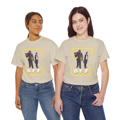 BFF Chewbacca & Han Solo Unisex Heavy Cotton Shirt