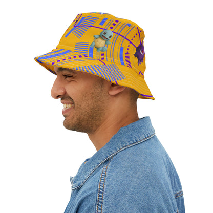 Colorful Pokemon Bucket Hat for Kids & Adults, Perfect for Summer Festivals