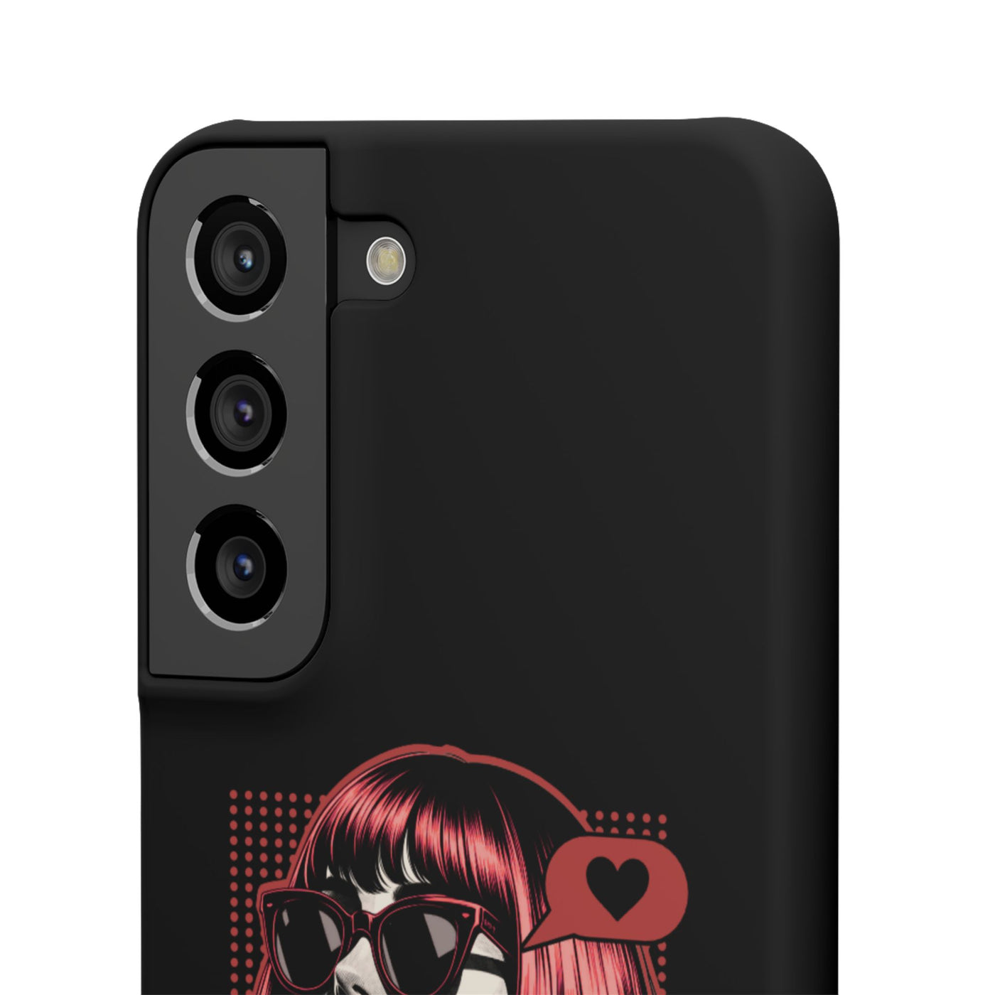 Retro Girl Snap Case Handyhülle