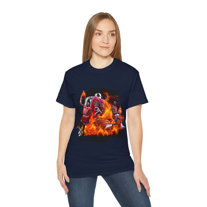 Basketball Jordan, Cool Sports Shirt, Unisex Cotton T-Shirt