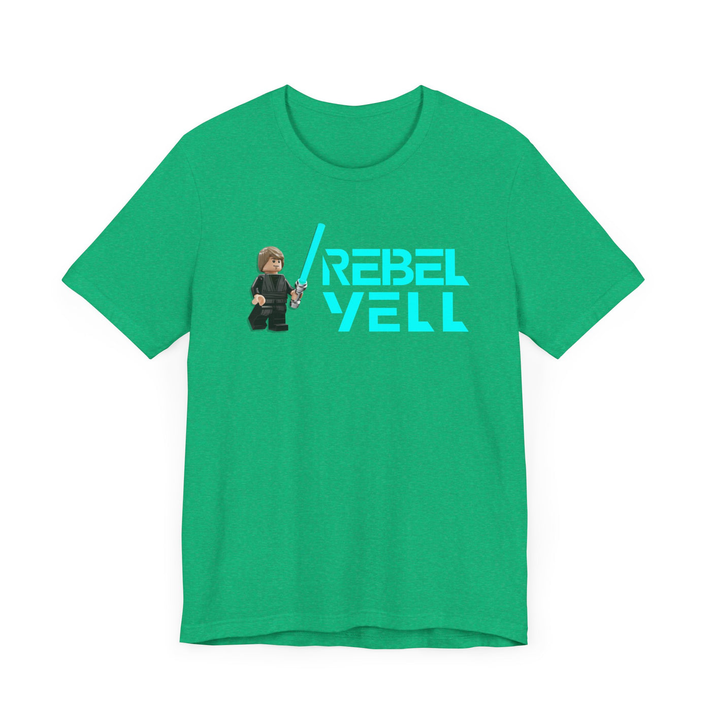 Cool Rebel Yell Luke Skywalker Unisex Jersey Tee - Short Sleeve Graphic T-Shirt for Fans