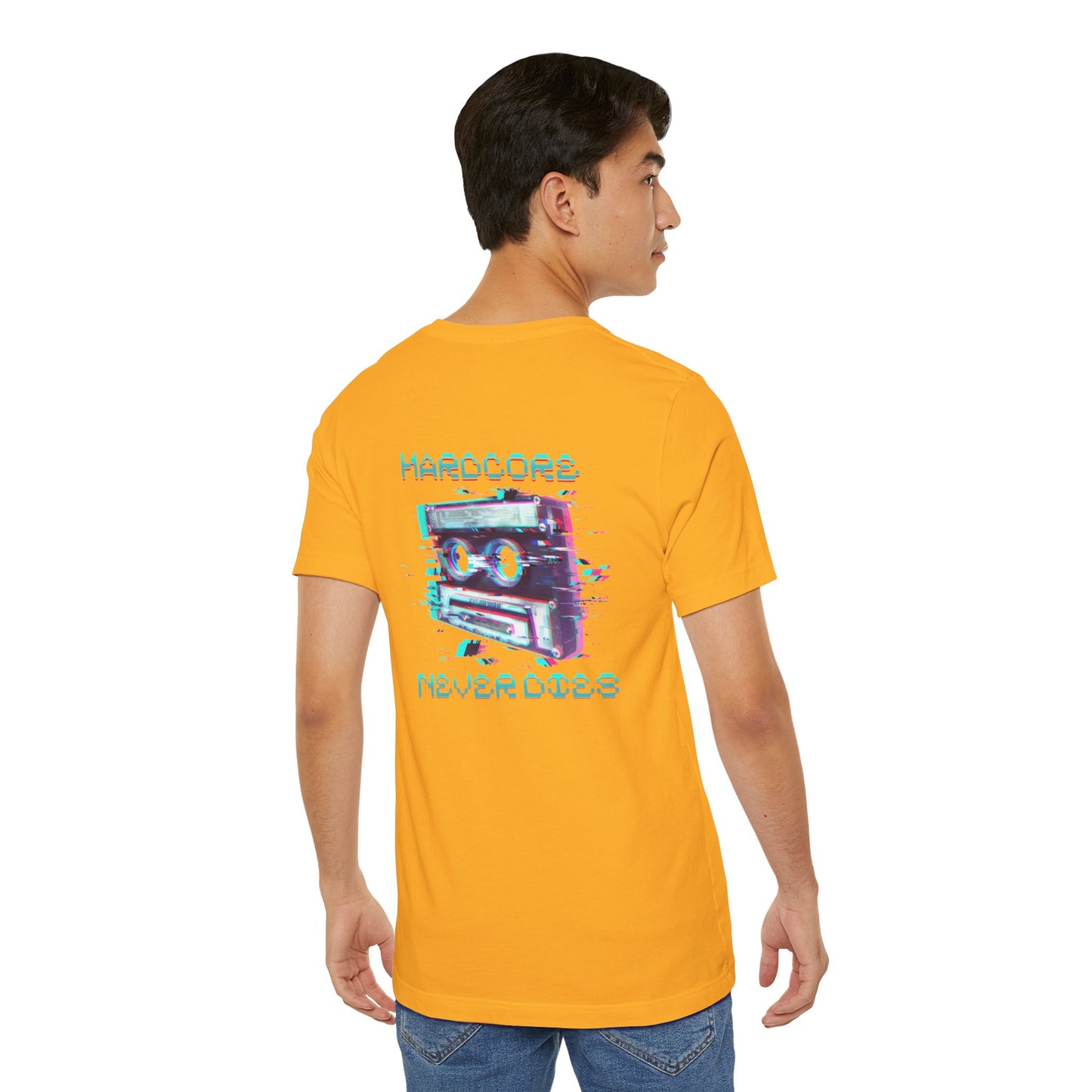 Techno - Hardcore Never Dies - Retro Graphic Tee, 90s Aesthetic Shirt unisex