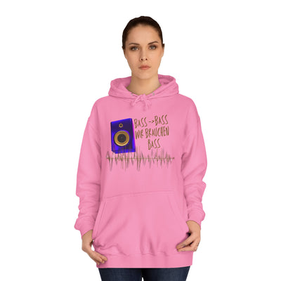 Bass, Bass wir brauchen Bass! Audio Vibes Hoodie | Unisex