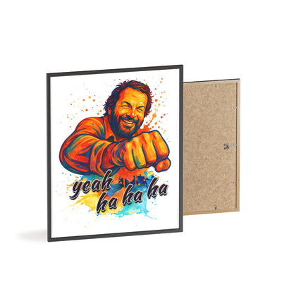 Funny Motivational Poster with Bud Spencer – 'Yeah Ha Ha Ha' 