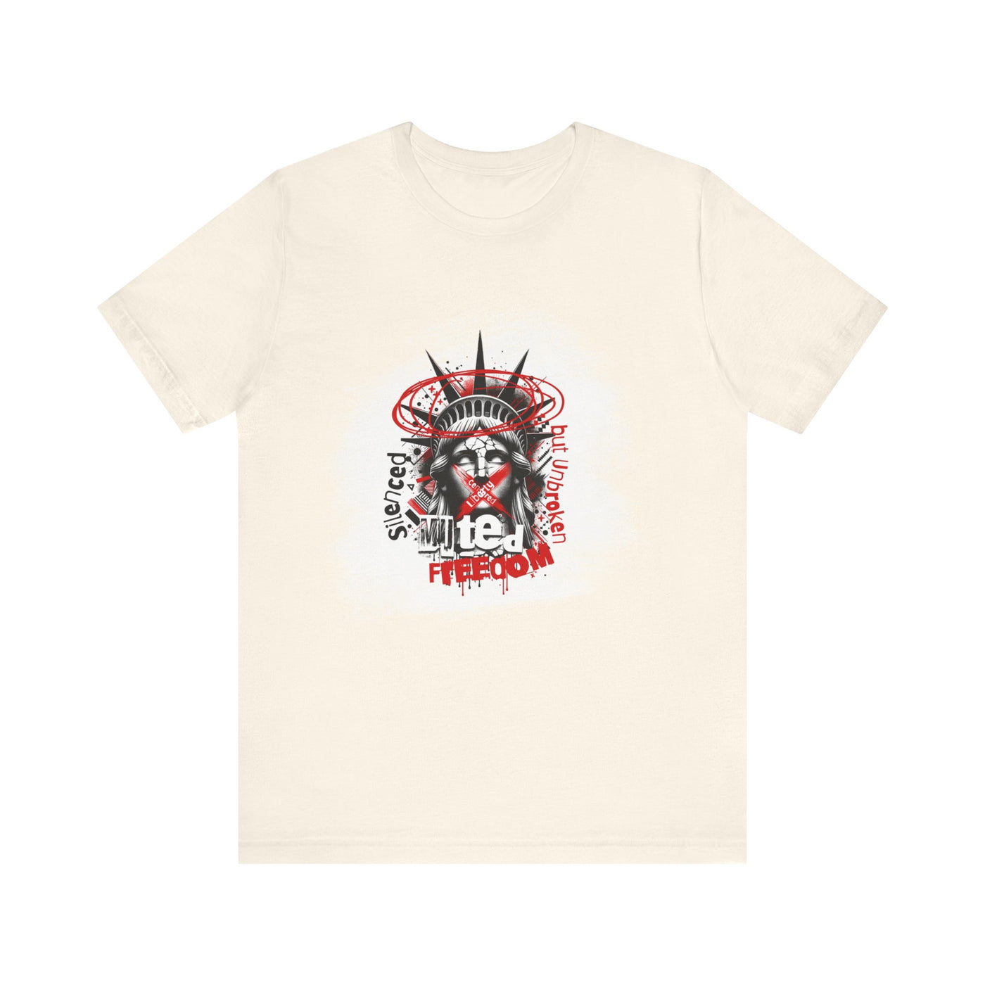 Freedom-Themed Unisex T-Shirt, Statue of Liberty - Freiheitsstatue