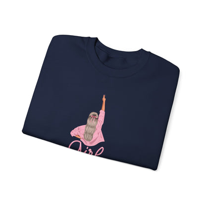 Girl Power Unisex Crewneck Sweatshirt,
