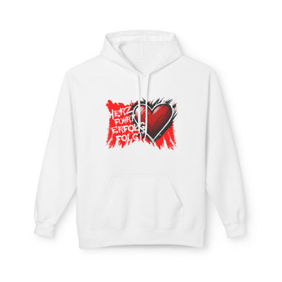 Herz führt Erfolg folgt Hoodie