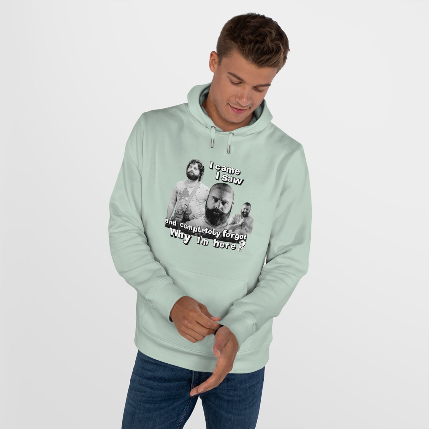 I cam- saw- and forgot why I am here - Alan Garner Hoodie for Men
