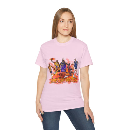 Basketball Legends, Cool Sports Shirt, Unisex Cotton T-Shirt