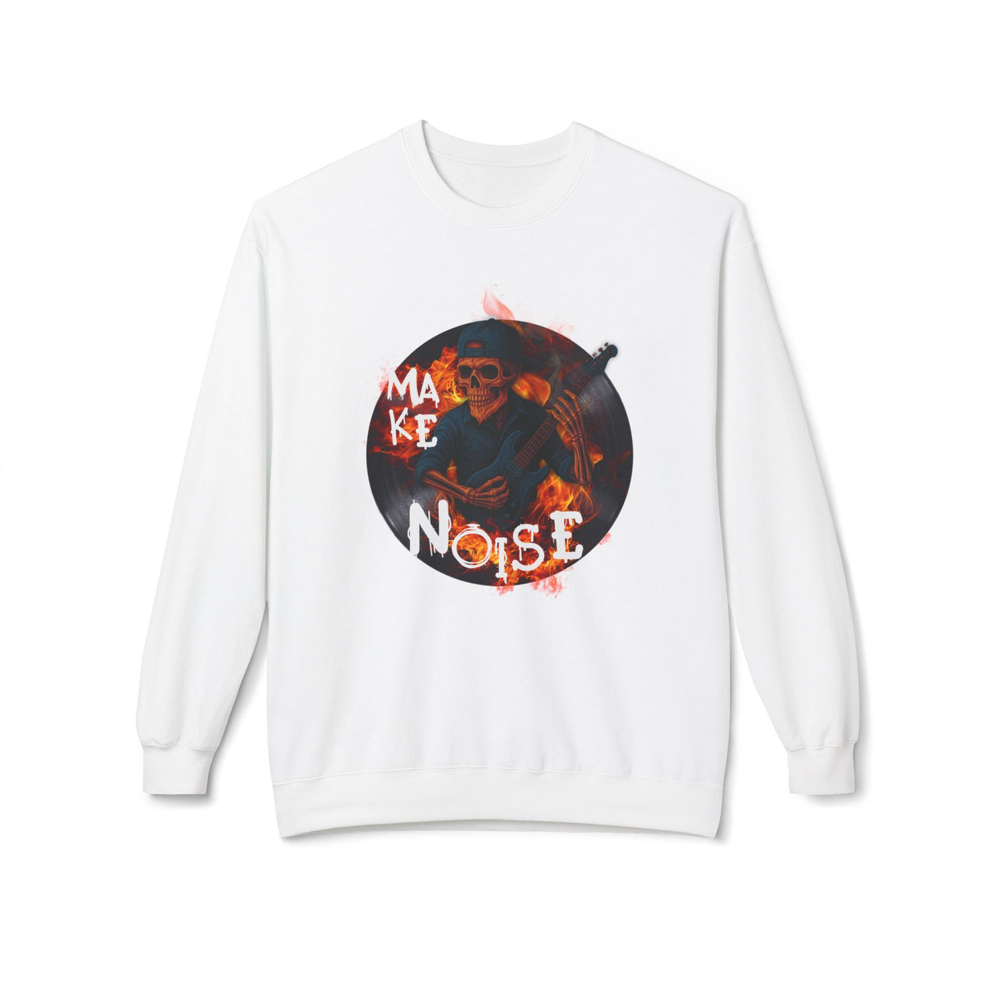 Make Noise Graphic Fleece Sweatshirt - Unisex Midweight Crewneck