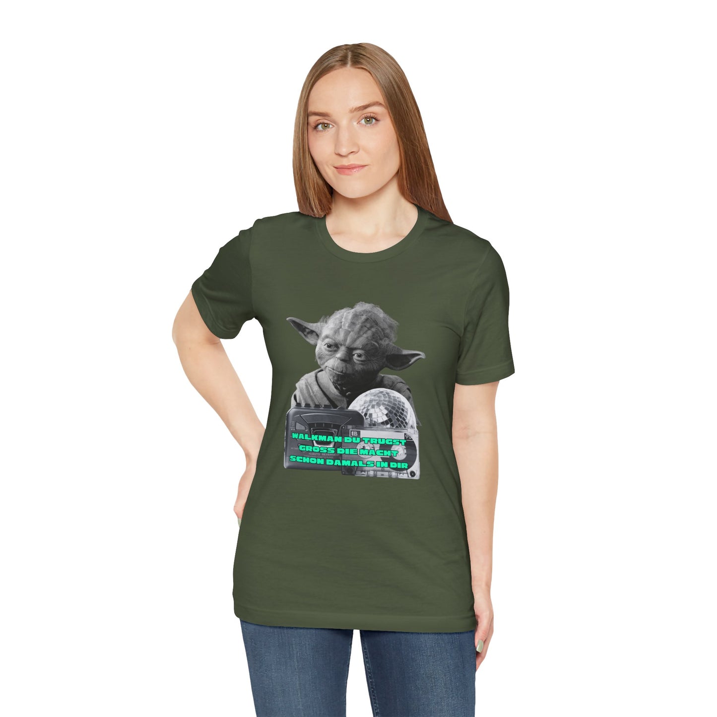 Funny Yoda Quote Unisex Tee - Walkman du kennst - erfahren du bist starwars