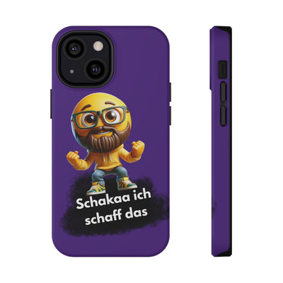 Motivational Impact-Resistant Phone Case - "Schakaa ich schaff das"