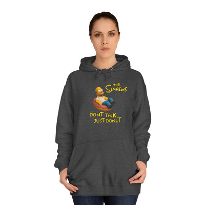 Funny Donut Lover Hoodie, Unisex College Hoodie, The Simpsons
