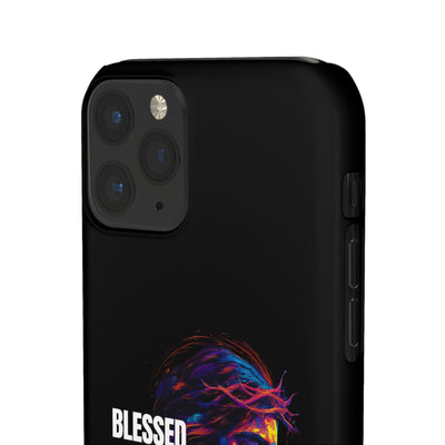 Blessed Saved loved - Snap Case - Jesus