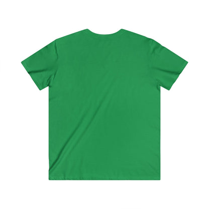 Men's V-Neck Graphic Tee - I love my wife - watch all the day Football