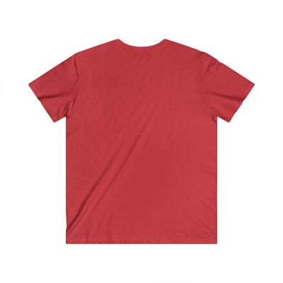 Men's V-Neck Graphic Tee - I love my wife - watch all the day Football