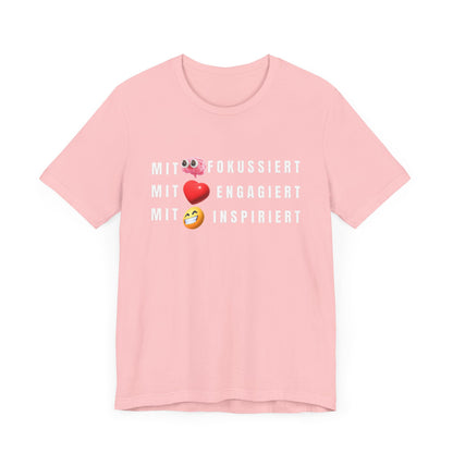 Inspirational Emoji T-Shirt Herz - Hirn - Humor - Heart - Mind - Humor