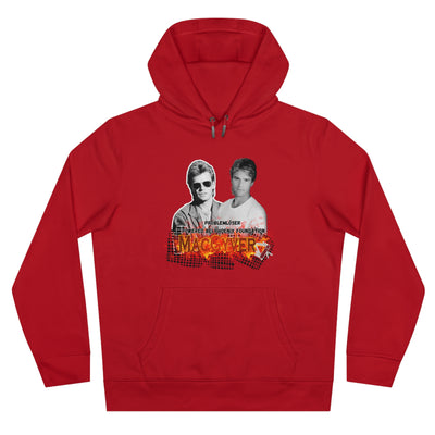Retro MacGyver King Hooded Sweatshirt - Classic 80s Style