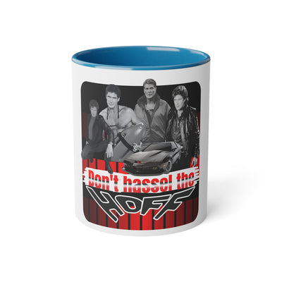 Don't Hassel the Hoff Mug | Retro Coffee Cup, Gift for Fans, Novelty Drinkware, 80s Nostalgia, Unique Home Decor