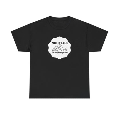 Funny Unisex Tee - "Nicht faul nur im Energiesparmodus"