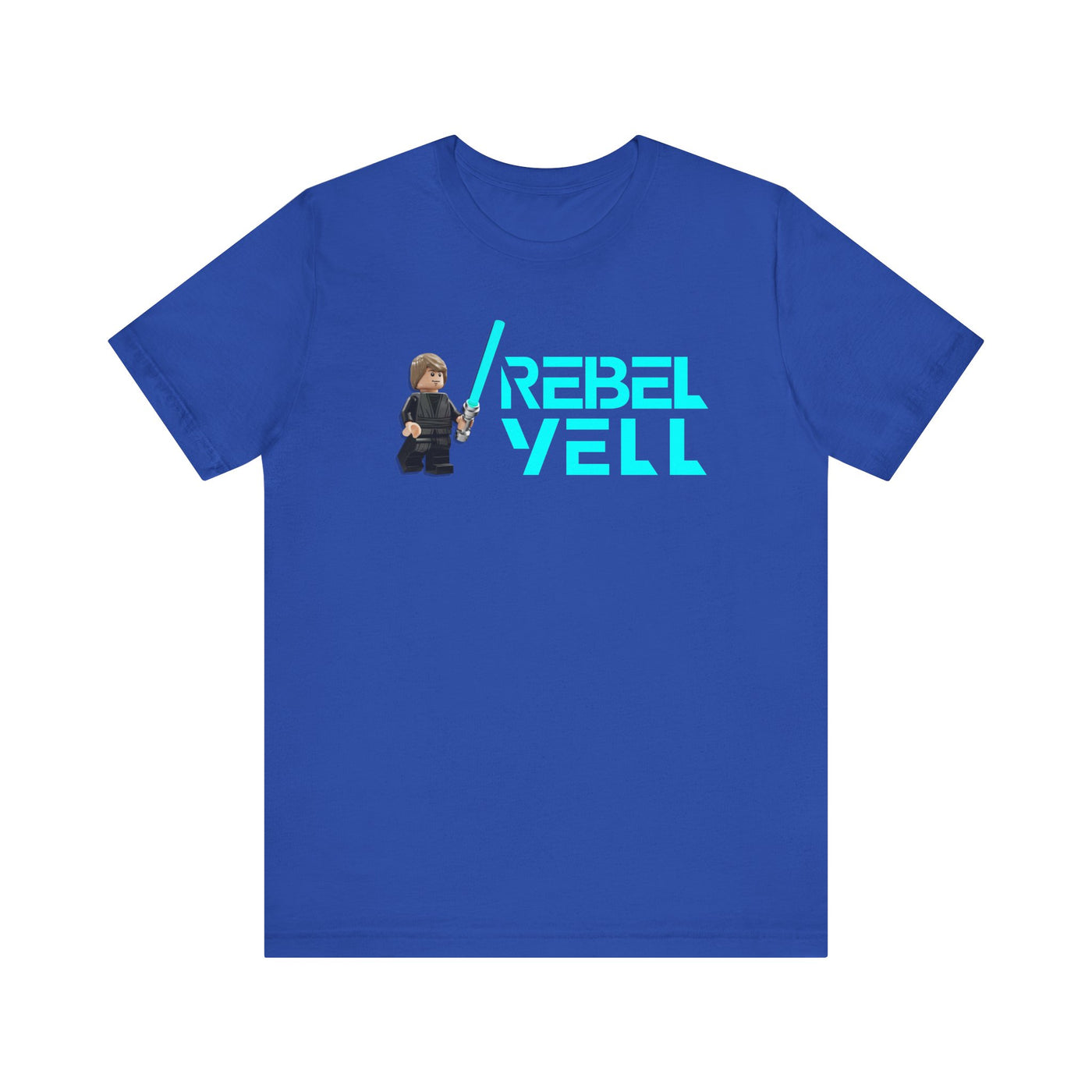 Cool Rebel Yell Luke Skywalker Unisex Jersey Tee - Short Sleeve Graphic T-Shirt for Fans