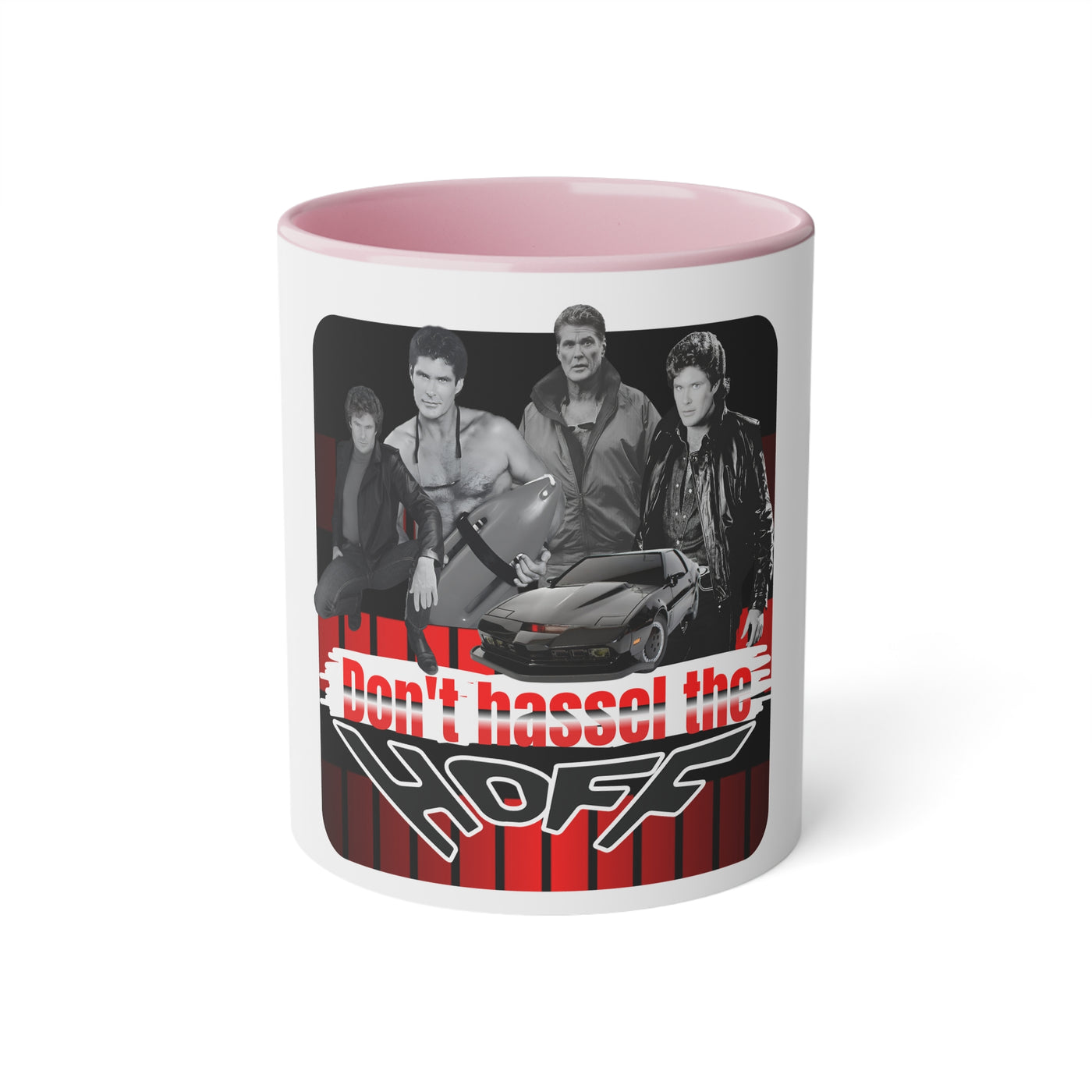 Don't Hassel the Hoff Mug | Retro Coffee Cup, Gift for Fans, Novelty Drinkware, 80s Nostalgia, Unique Home Decor