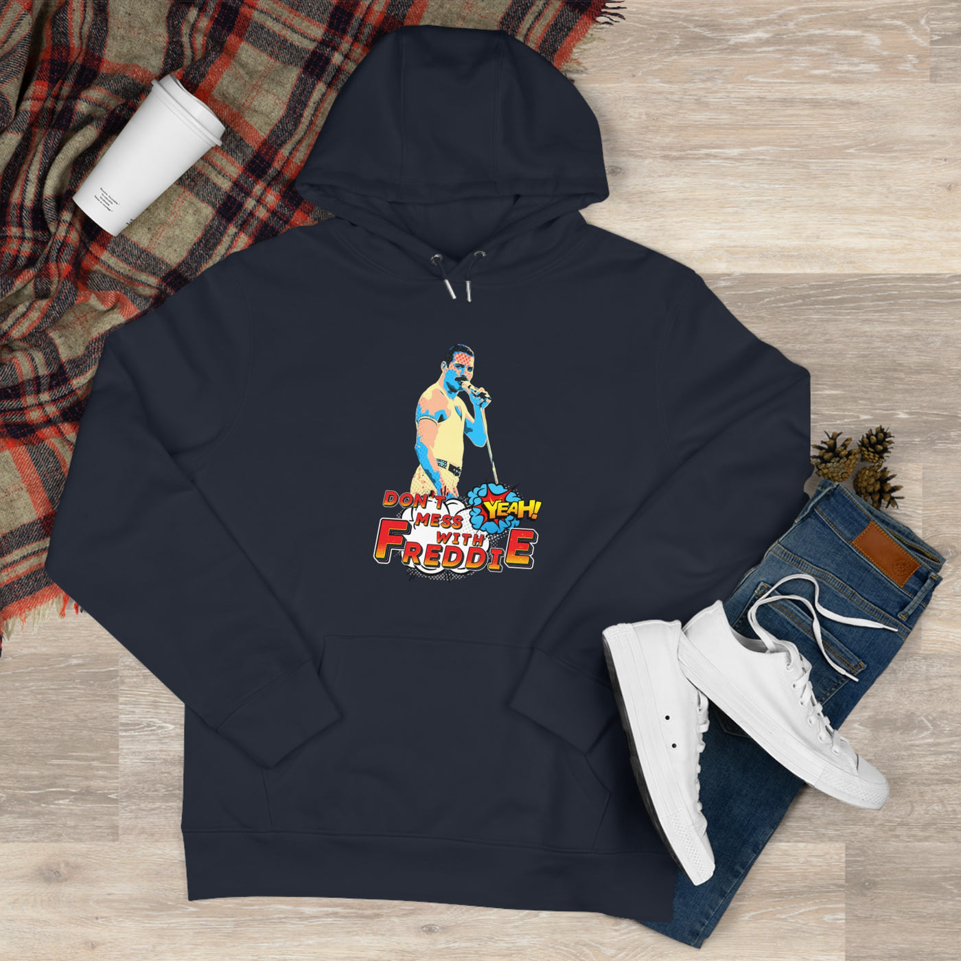 Hoodie - Retro Freddie Queen Design