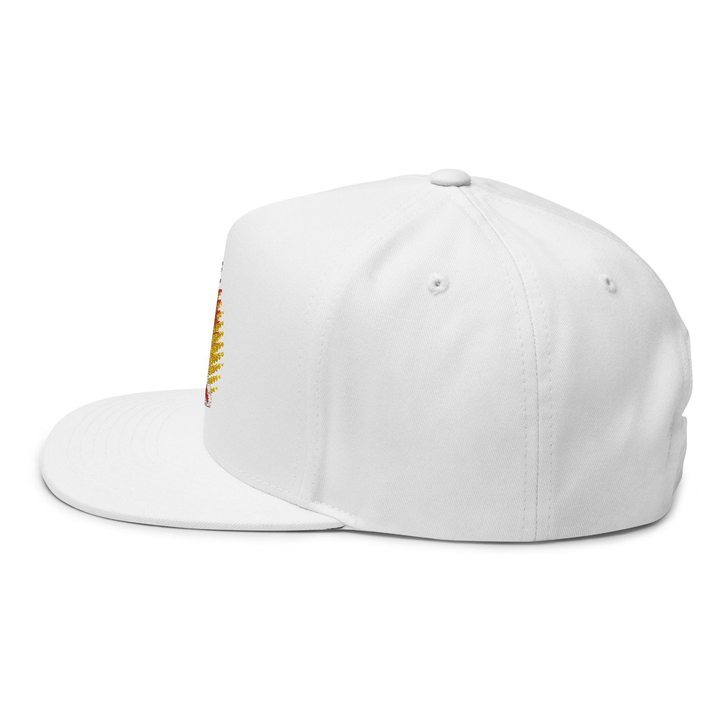 Trust in You Embroidered Flat Bill Cap - Motivational Hat for Confidence & Style
