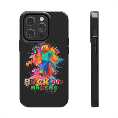 Minecraft Inspired Tough Phone Case - Handyhülle  "Bock auf anders" Colorful Gamer Design
