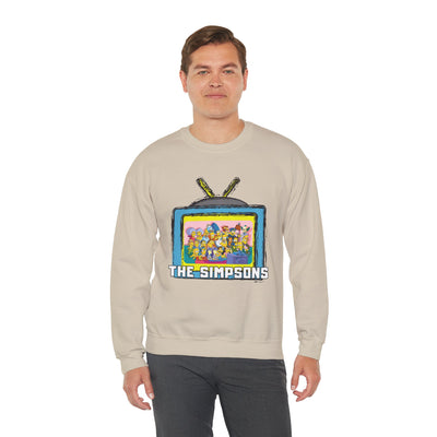The Simpsons Unisex Heavy Cotton Sweatshirt