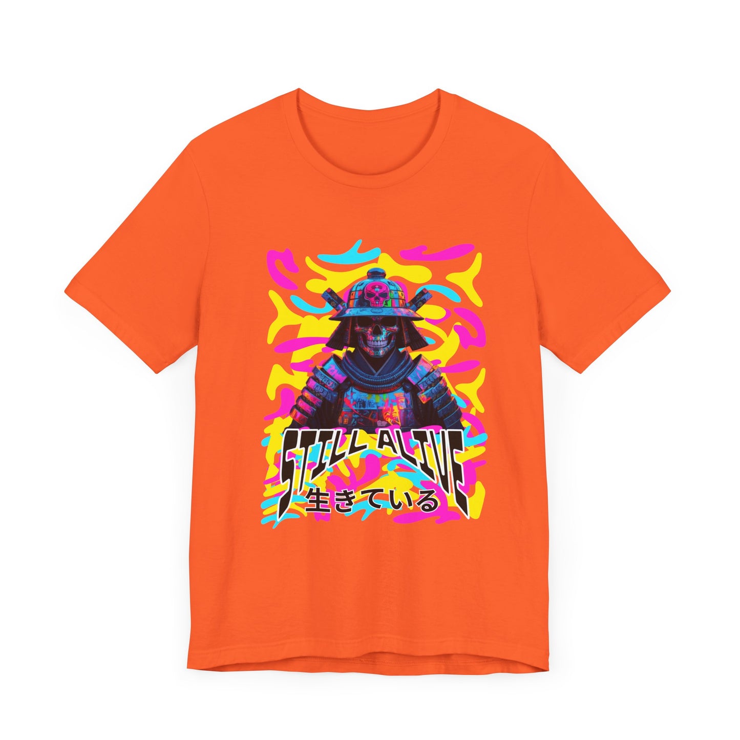 Samurai Still alive Shirt - mit Japanischer Schrift