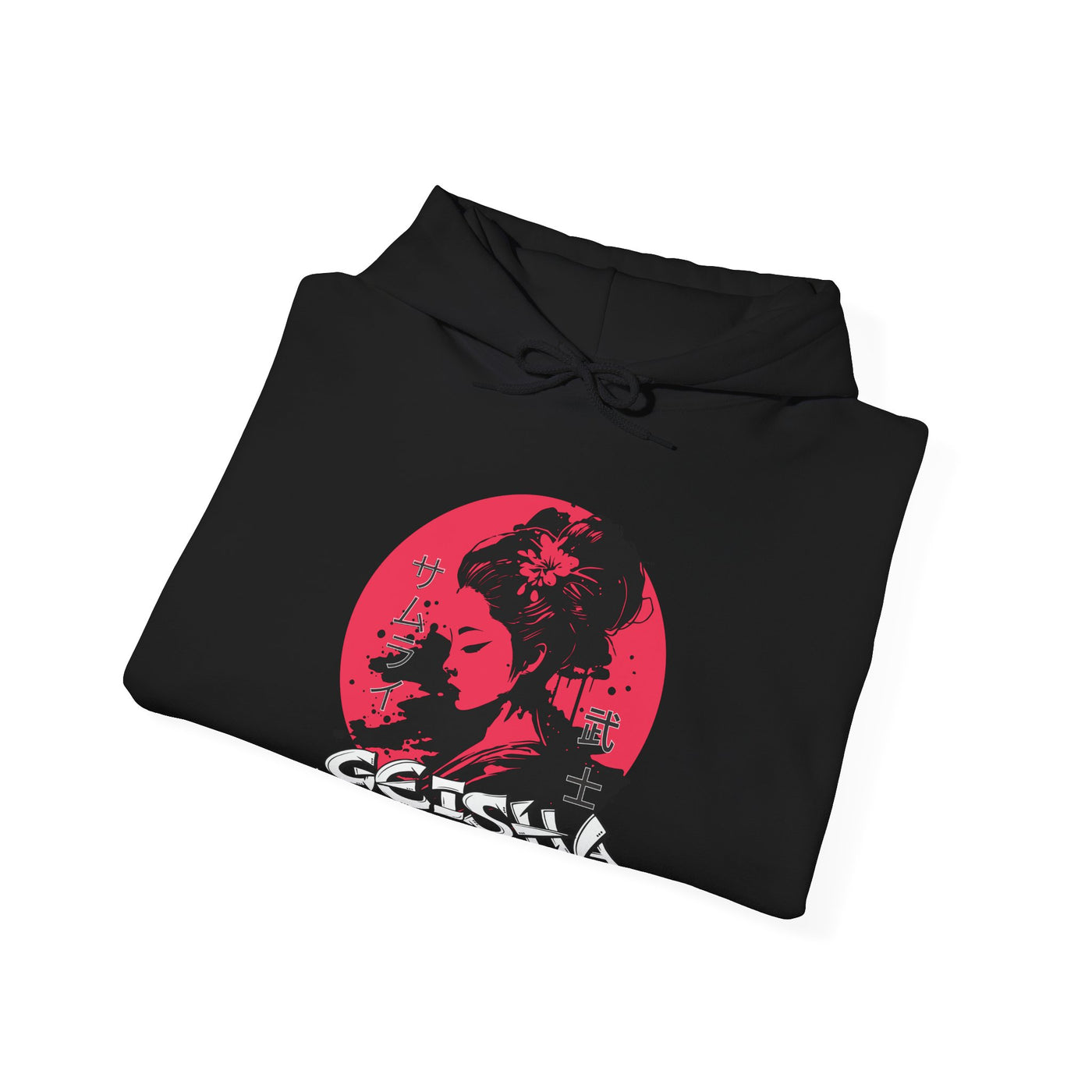 "Geisha Inside"Fleece Hoodie, Cozy