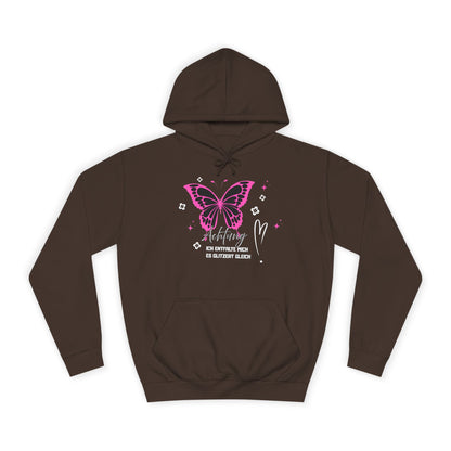 Hoodie Achtung ich entfalte mich - es glitzert gleich