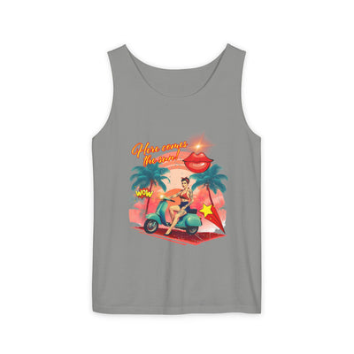 Retro Summer Vibes Tank Top Here comes the sun