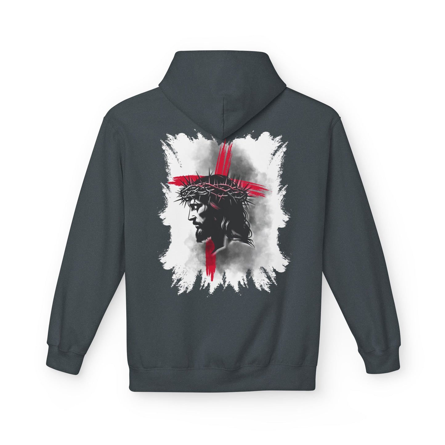Faith-Inspired Hoodie: Blessed, Saved, Loved - Christian JESUS