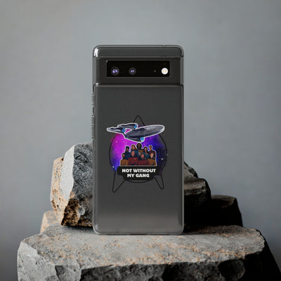 Galaxy-Inspired Soft Phone Case - Not Without My Gang, Star Trek Lovers Handyhülle