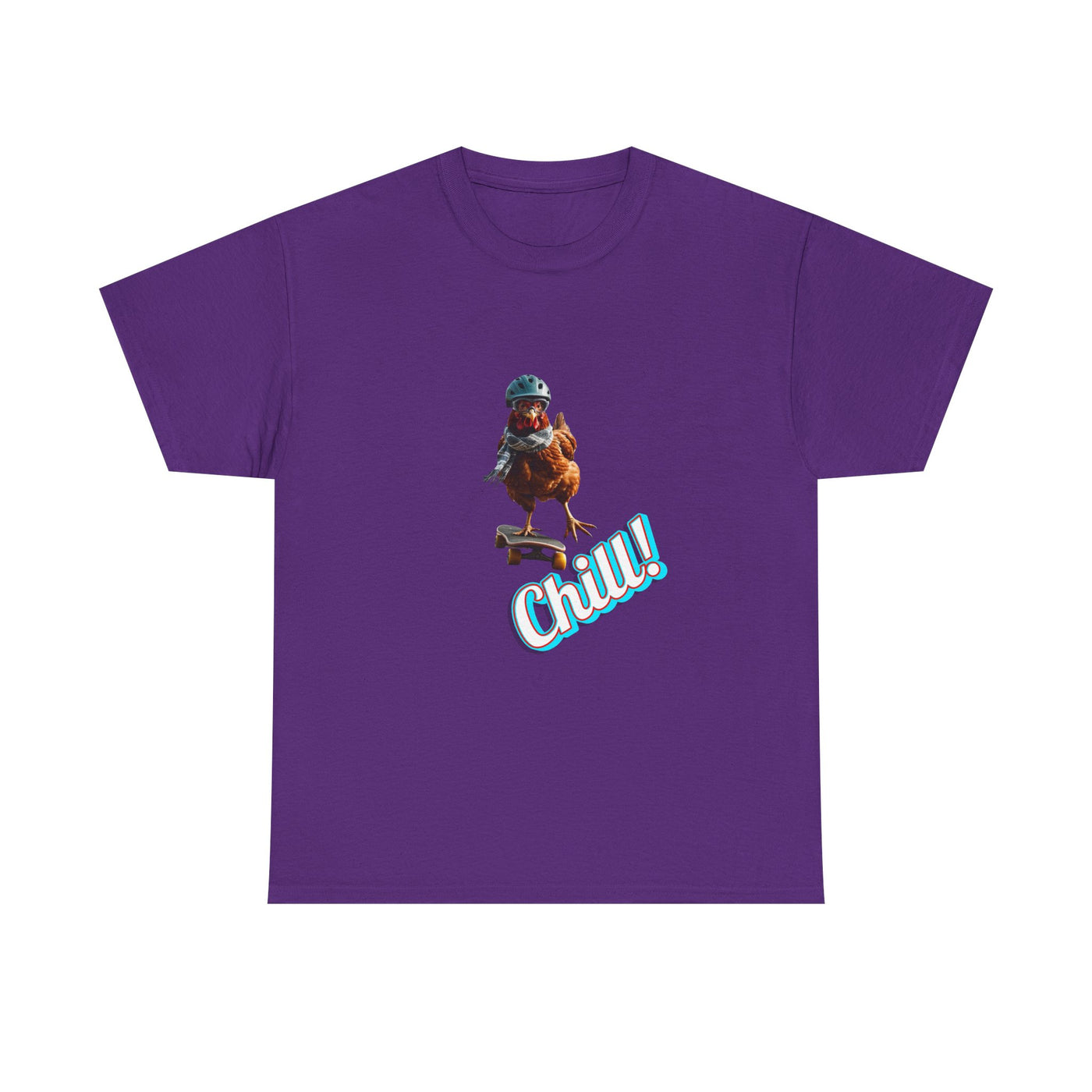 Chill Skateboarding Chicken Shirt