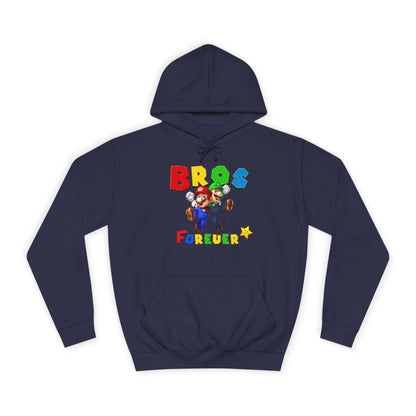 Super Bros College Hoodie, Unisex Gaming Hoodie