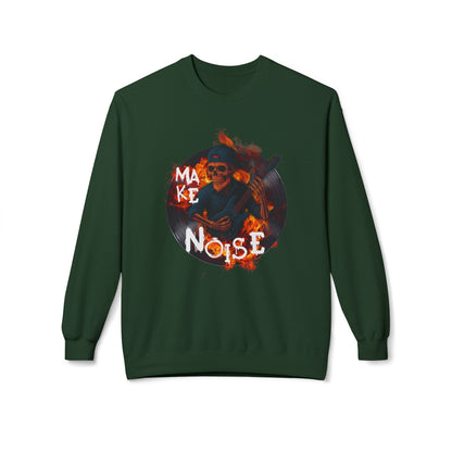 Make Noise Graphic Fleece Sweatshirt - Unisex Midweight Crewneck