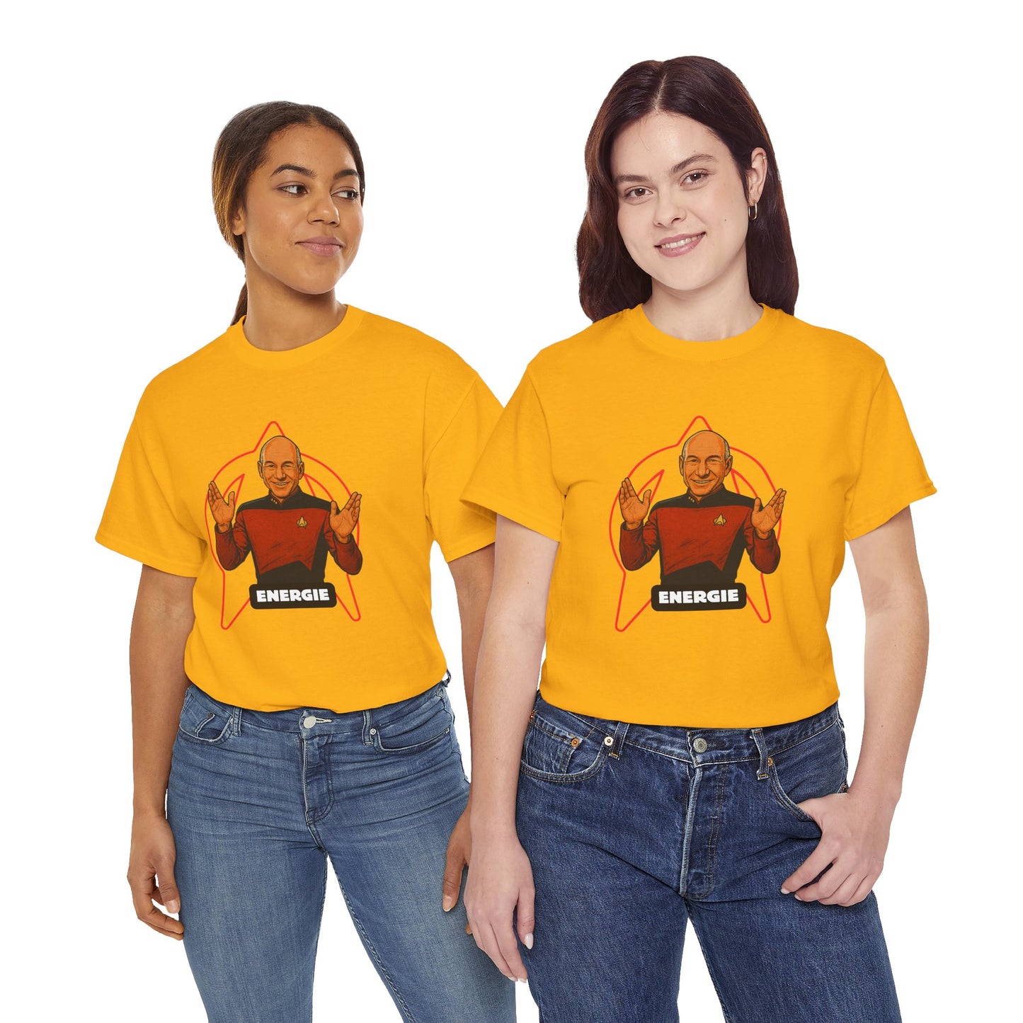 Energie Unisex Heavy Cotton Tee - Perfect for Sci-Fi Fans and Casual Wear