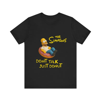 The Simpsons Donut Lover Tee - Funny Graphic T-Shirt -unisex