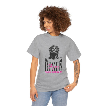 Jesus "Risen" Faith-Based Christian T-Shirt
