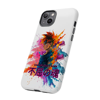 "unbesiegbare Seele" Tough Cases - Colorful Anime Phone Case Handyhülle