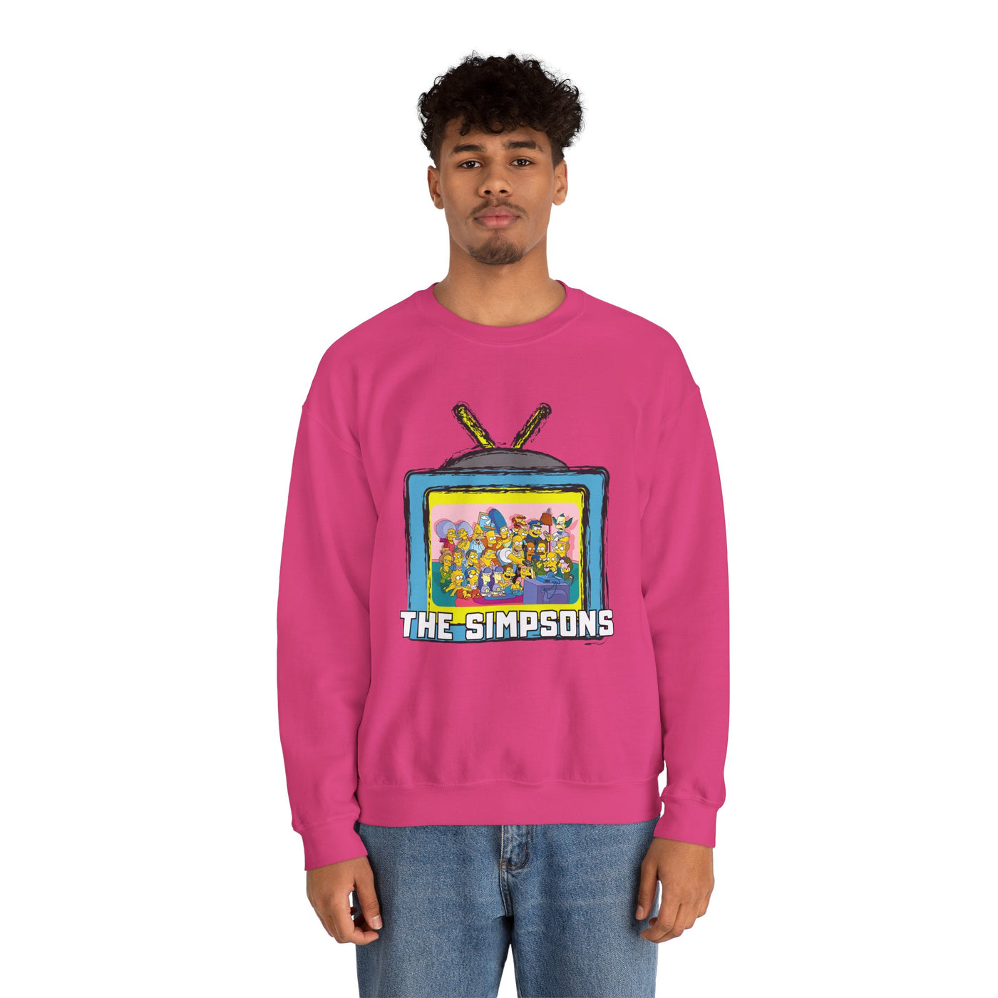The Simpsons Unisex Heavy Cotton Sweatshirt