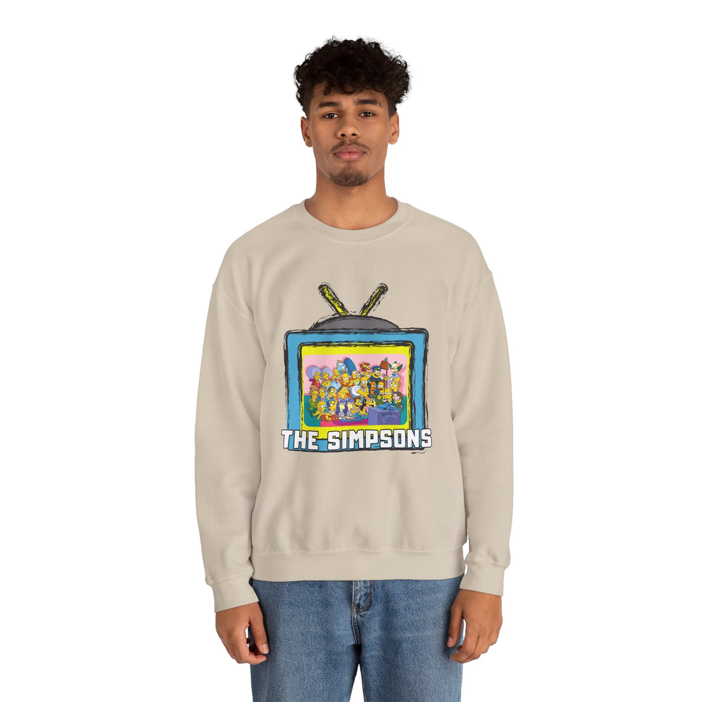 The Simpsons Unisex Heavy Cotton Sweatshirt