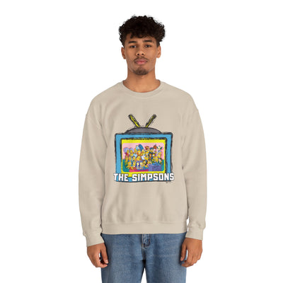 The Simpsons Unisex Heavy Cotton Sweatshirt