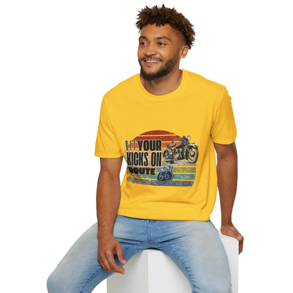 Retro Motorcycle Adventure Hoodie - 'Get Your Kicks On Route 66'