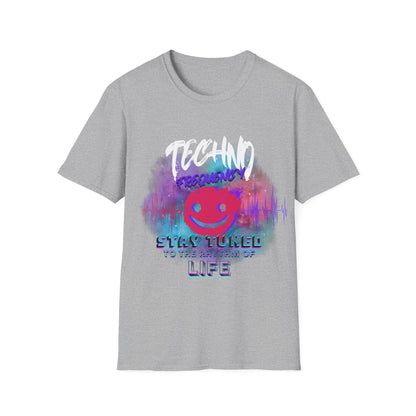 Techno Vibe Unisex T-Shirt | Stay Tuned to the Rhythum of Life
