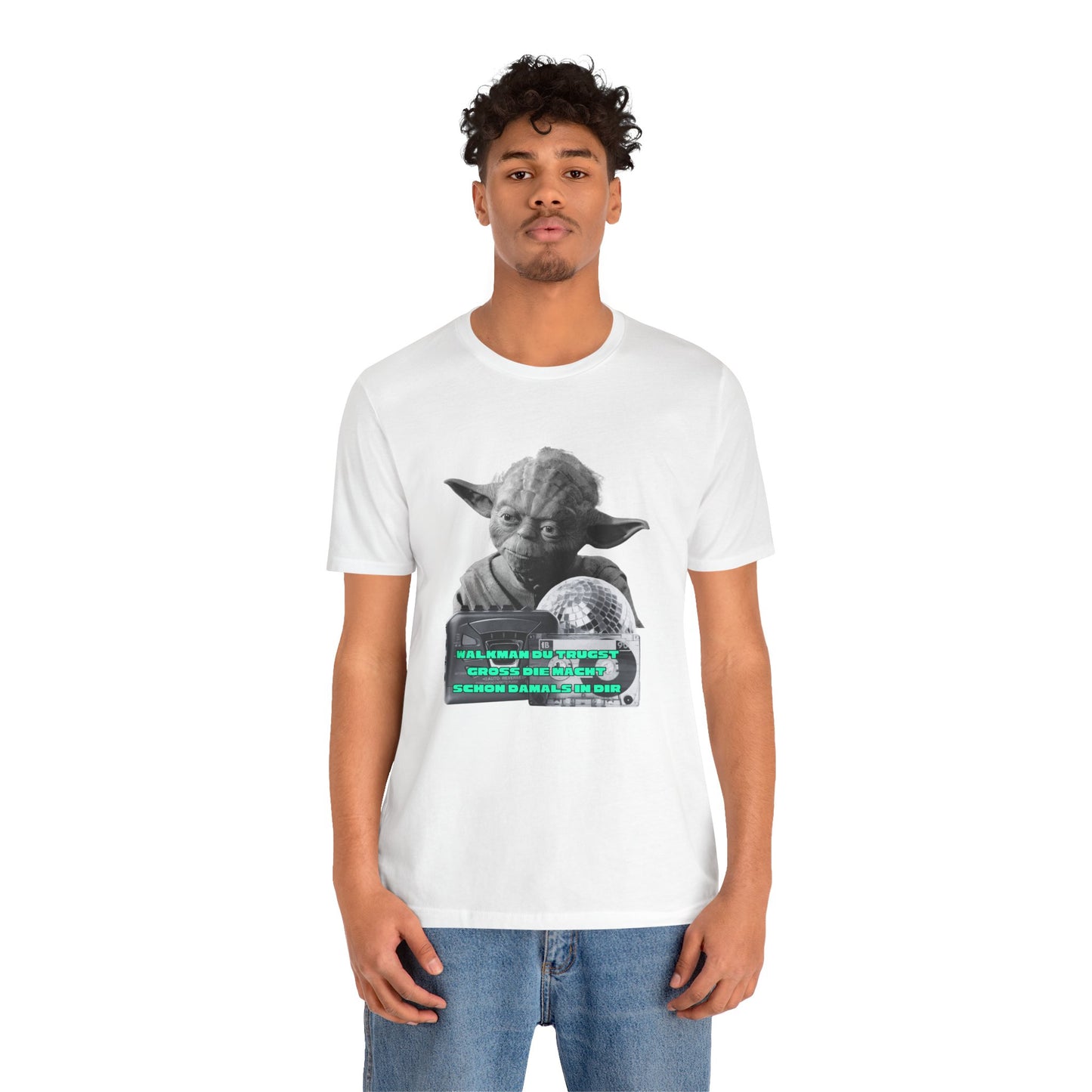 Funny Yoda Quote Unisex Tee - Walkman du kennst - erfahren du bist starwars