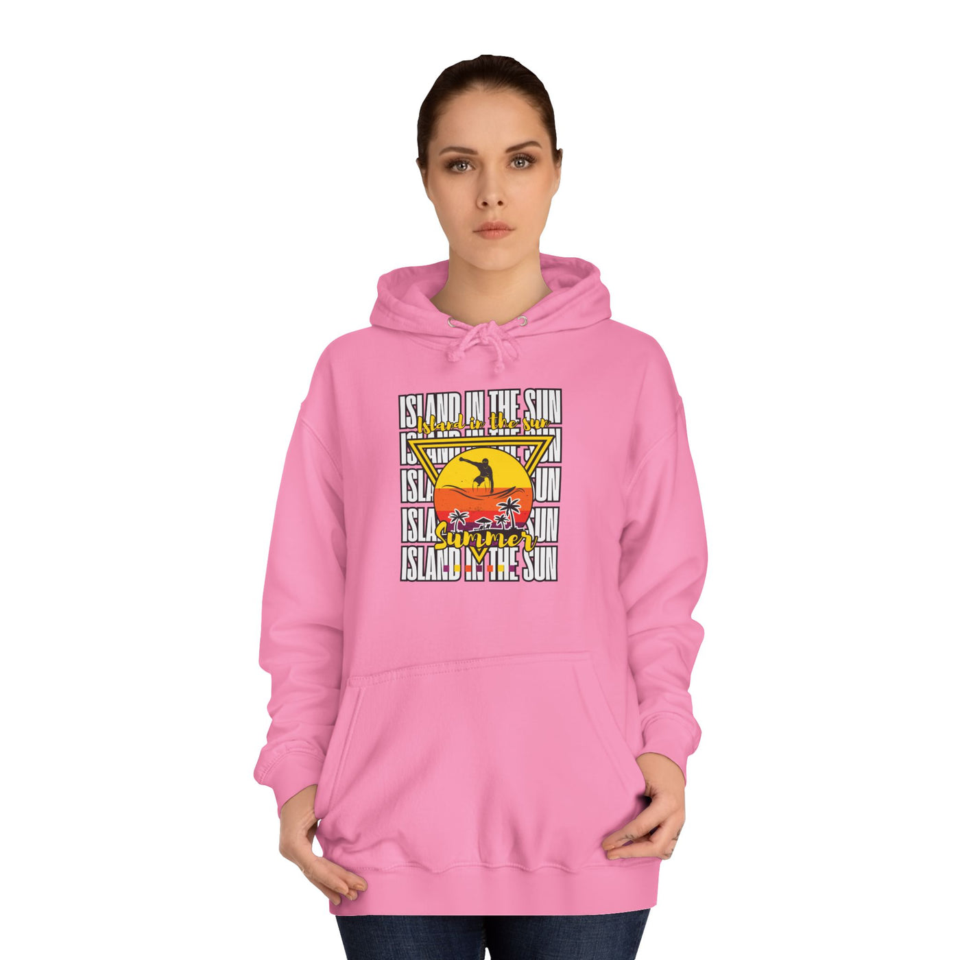 Vibrant College Spirit Hoodie, Unisex College Hoodie